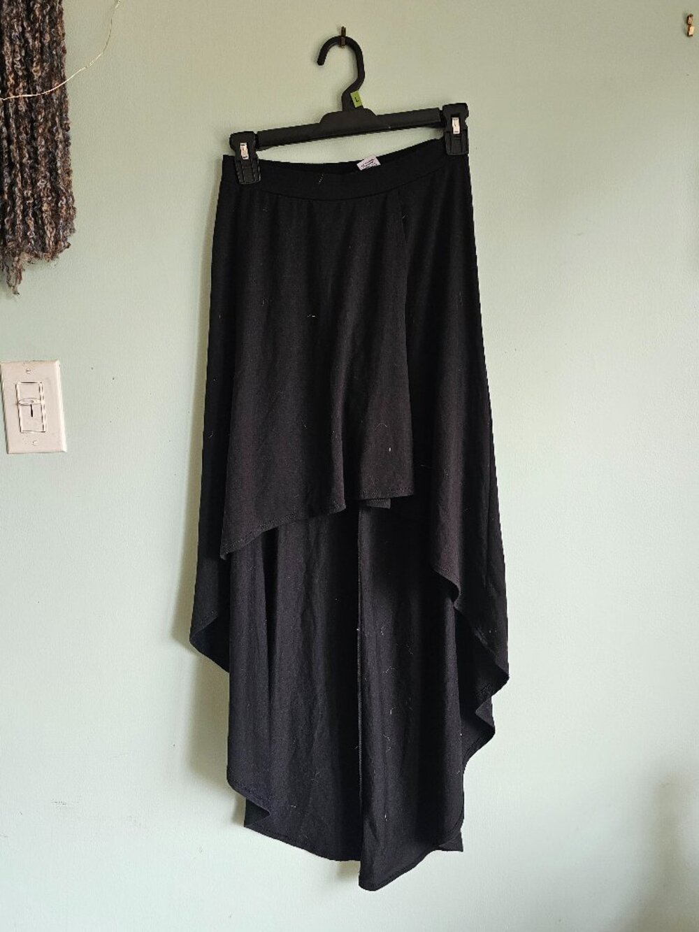Joe B Black Faux Wrap High Low Skirt Size S
